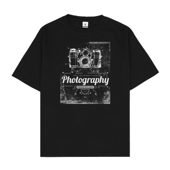 FilmenLernen.de What is photography T-Shirt Oversize T-Shirt - Schwarz