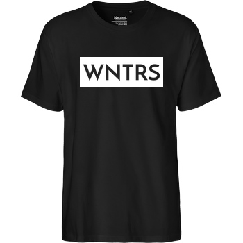 WNTRS WNTRS - Punched Out Logo T-Shirt Fairtrade T-Shirt - schwarz