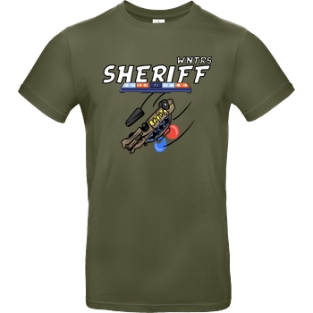 WNTRS WNTRS - Sheriff Car T-Shirt B&C EXACT 190 - Khaki