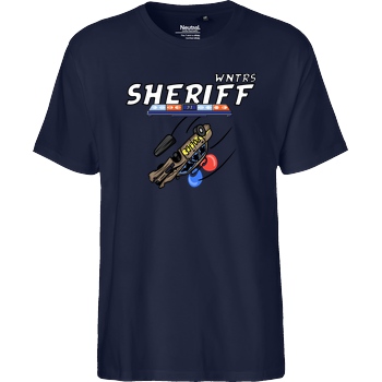 WNTRS WNTRS - Sheriff Car T-Shirt Fairtrade T-Shirt - navy