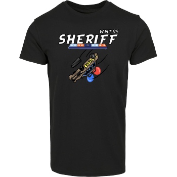 WNTRS WNTRS - Sheriff Car T-Shirt Hausmarke T-Shirt  - Schwarz