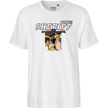 WNTRS WNTRS - Sheriff Fail T-Shirt Fairtrade T-Shirt - weiß