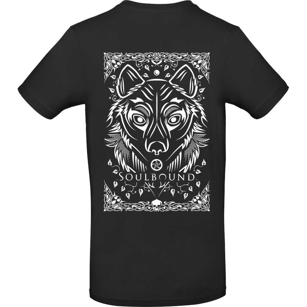 Soulbound Wolf T-Shirt B&C EXACT 190 - Schwarz