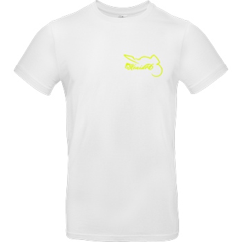 XeniaR6 XeniaR6 - Sportler-Logo T-Shirt B&C EXACT 190 - Weiß
