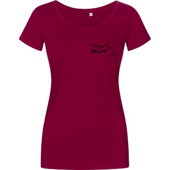 XeniaR6 XeniaR6 - Sumo-Logo T-Shirt Damenshirt berry