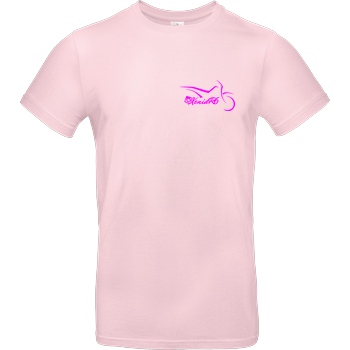 XeniaR6 XeniaR6 - Sumo-Logo T-Shirt B&C EXACT 190 - Rosa