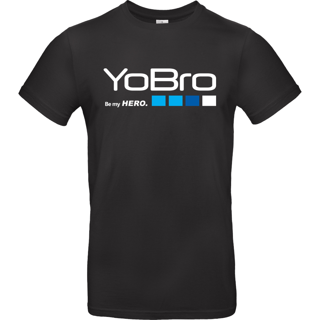 FilmenLernen.de YoBro Hero T-Shirt B&C EXACT 190 - Schwarz