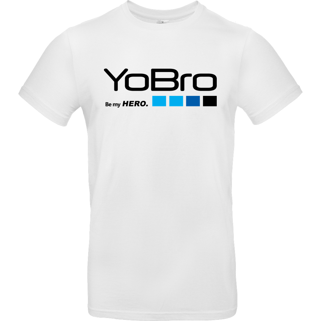 FilmenLernen.de YoBro Hero T-Shirt B&C EXACT 190 - Weiß