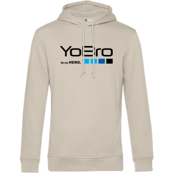 YoBro Hero B&C HOODED INSPIRE - Cremeweiß