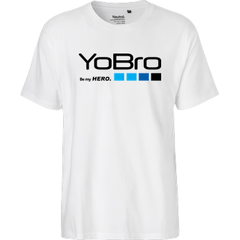 YoBro Hero Fairtrade T-Shirt - weiß