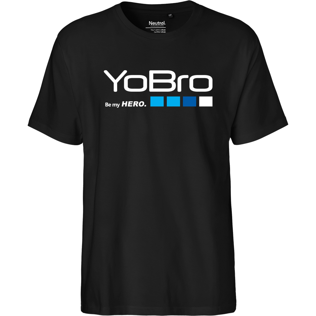 FilmenLernen.de YoBro Hero T-Shirt Fairtrade T-Shirt - schwarz