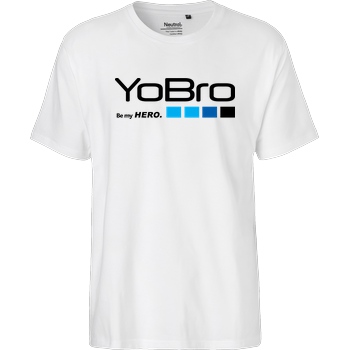 FilmenLernen.de YoBro Hero T-Shirt Fairtrade T-Shirt - weiß