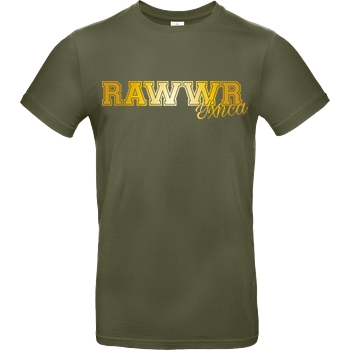 Yxnca Yxnca - RAWWR T-Shirt B&C EXACT 190 - Khaki