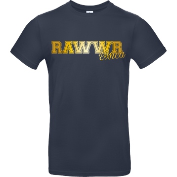 Yxnca Yxnca - RAWWR T-Shirt B&C EXACT 190 - Navy