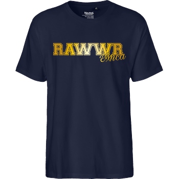 Yxnca Yxnca - RAWWR T-Shirt Fairtrade T-Shirt - navy