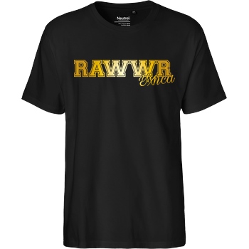 Yxnca Yxnca - RAWWR T-Shirt Fairtrade T-Shirt - schwarz