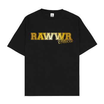 Yxnca - RAWWR Oversize T-Shirt - Schwarz