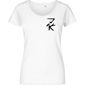 ZerKill Zerkill - Wolf T-Shirt Damenshirt weiss