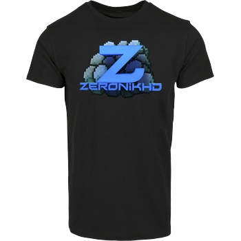 ZeronikHD ZeronikHD T-Shirt Hausmarke T-Shirt  - Schwarz