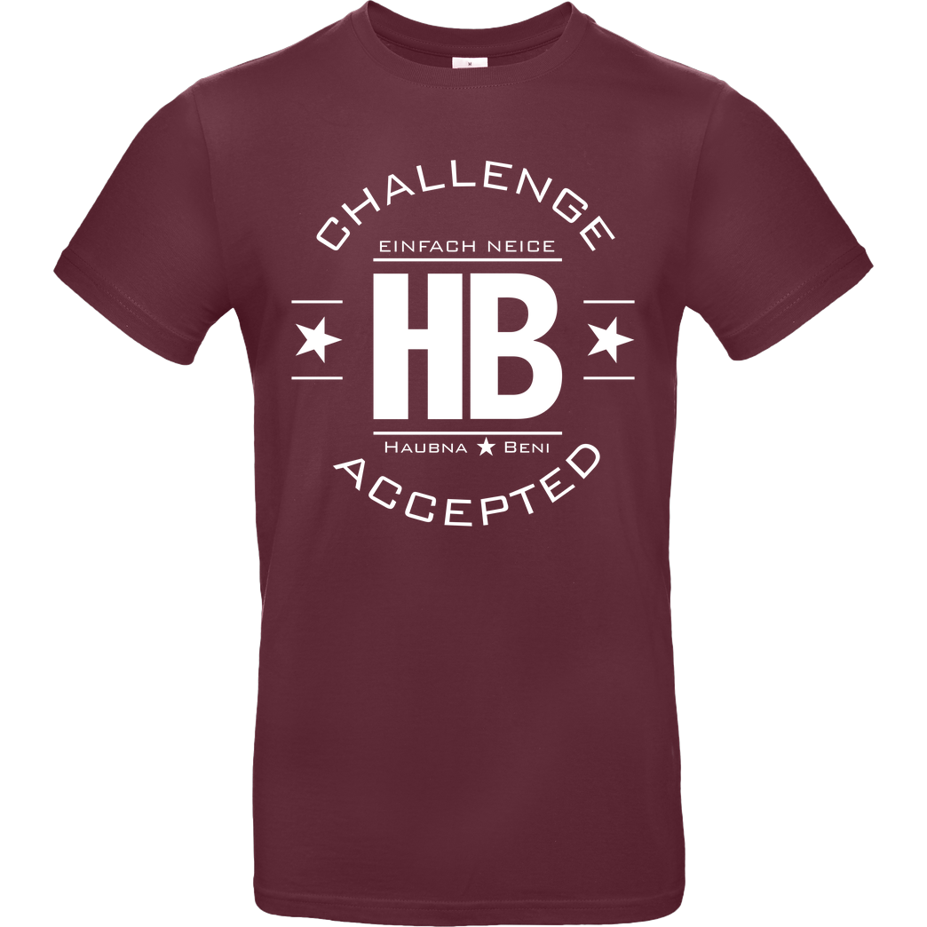 Die Buddies zocken 2EpicBuddies - Challenge T-Shirt B&C EXACT 190 - Burgundy