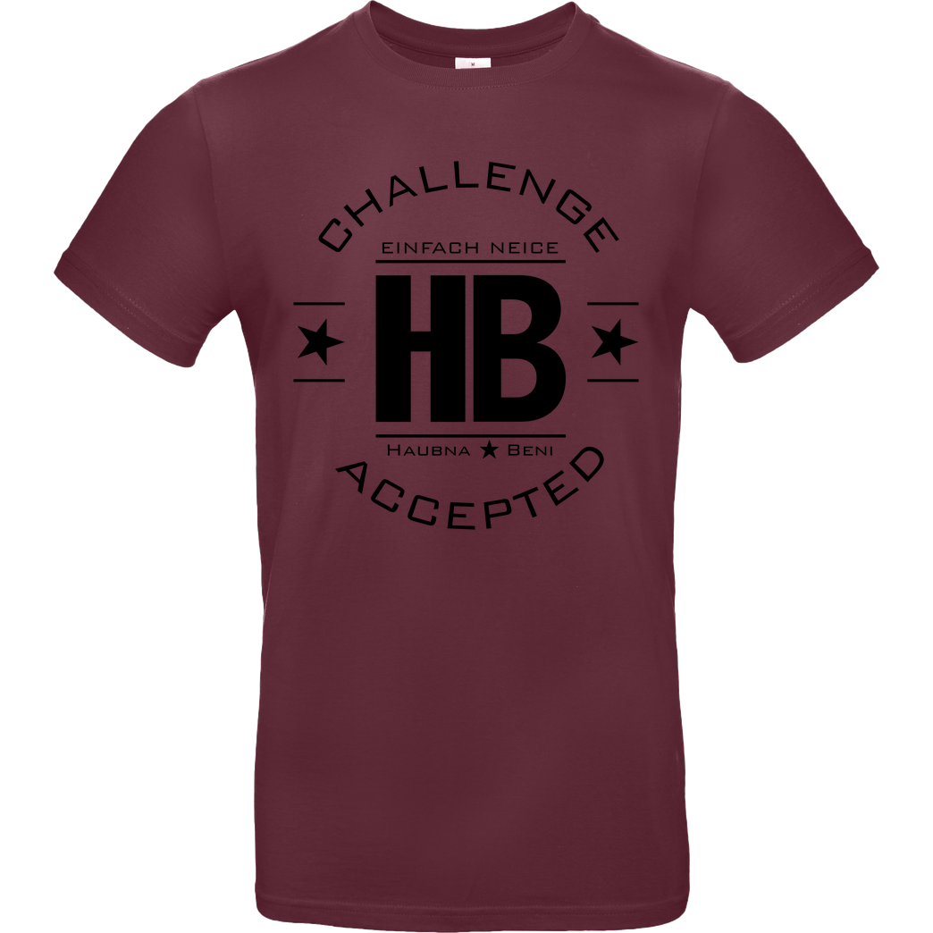 Die Buddies zocken 2EpicBuddies - Challenge schwarz T-Shirt B&C EXACT 190 - Burgundy