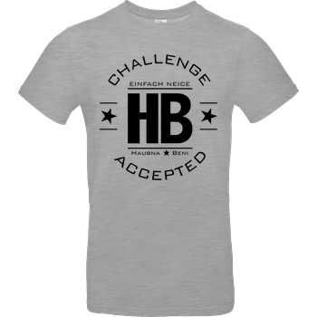 Die Buddies zocken 2EpicBuddies - Challenge schwarz T-Shirt B&C EXACT 190 - heather grey