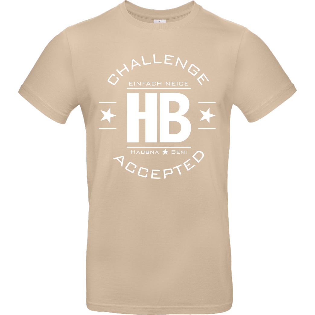Die Buddies zocken 2EpicBuddies - Challenge T-Shirt B&C EXACT 190 - Sand