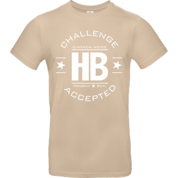 Die Buddies zocken 2EpicBuddies - Challenge T-Shirt B&C EXACT 190 - Sand