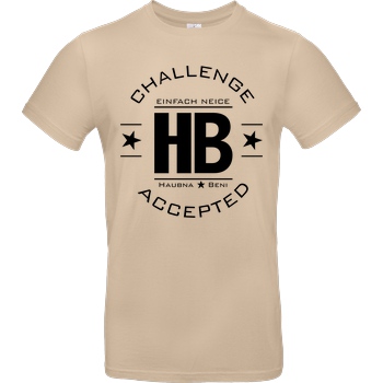Die Buddies zocken 2EpicBuddies - Challenge schwarz T-Shirt B&C EXACT 190 - Sand