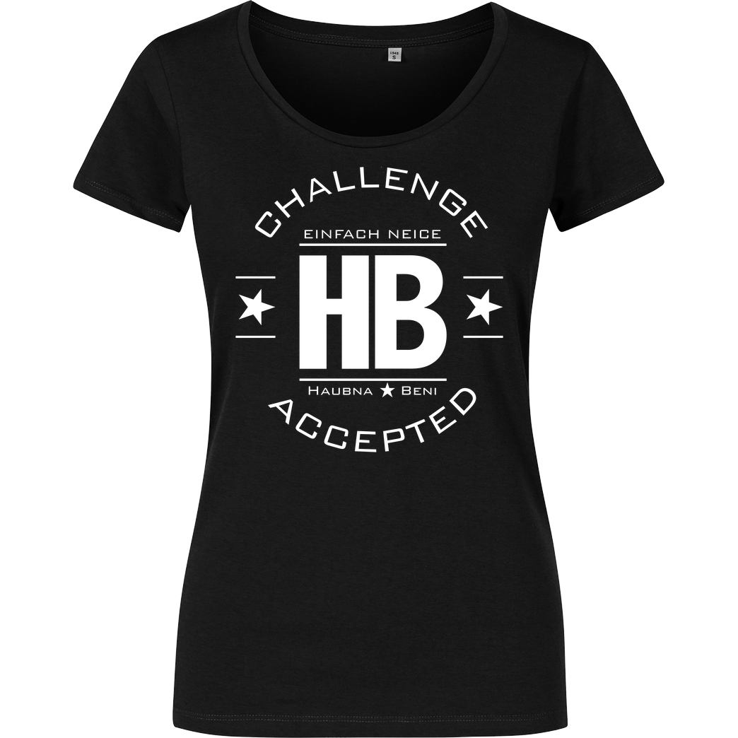 Die Buddies zocken 2EpicBuddies - Challenge T-Shirt Girlshirt schwarz