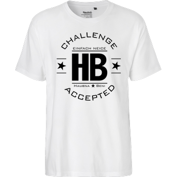 2EpicBuddies - Challenge schwarz Fairtrade T-Shirt - white