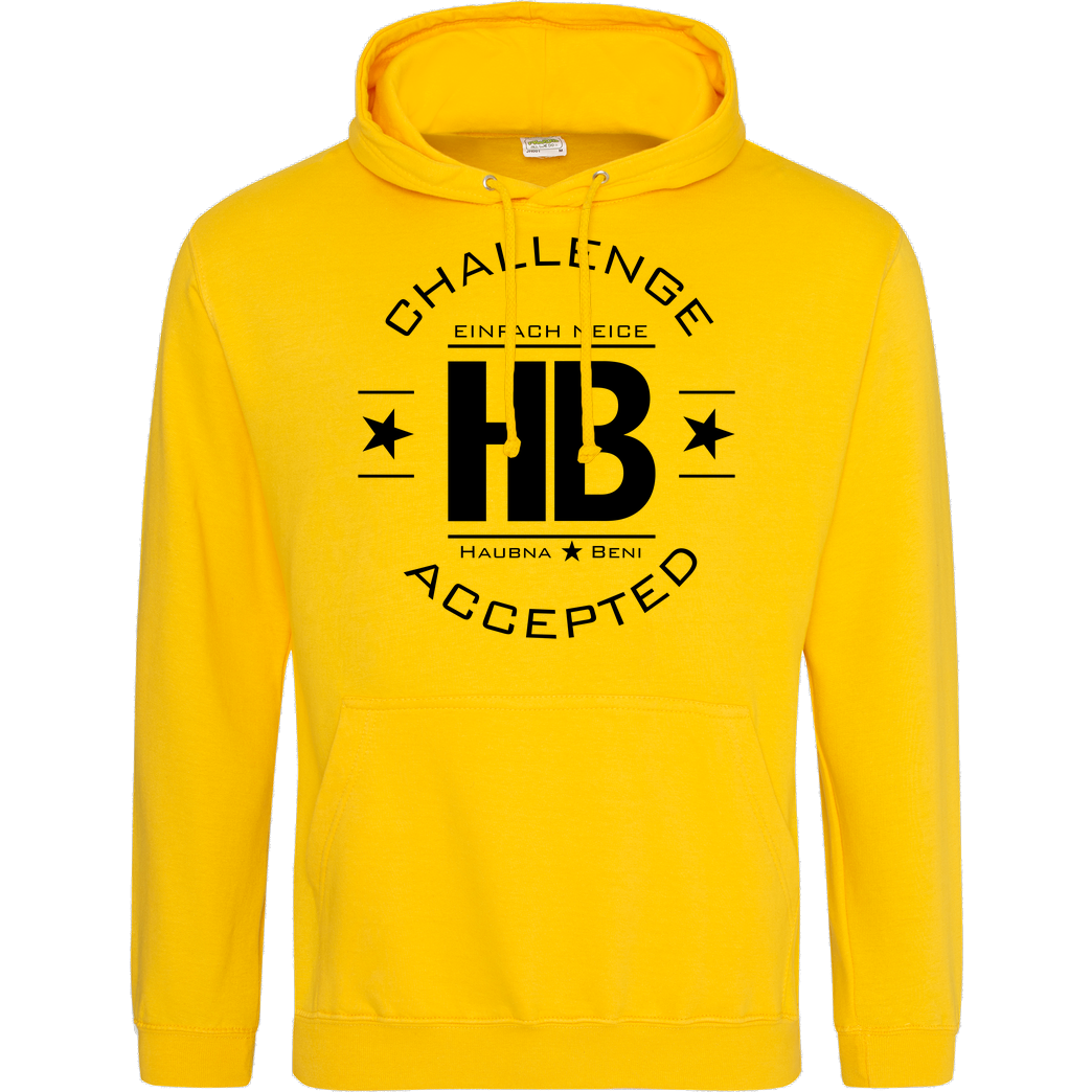 Die Buddies zocken 2EpicBuddies - Challenge schwarz Sweatshirt JH Hoodie - Gelb