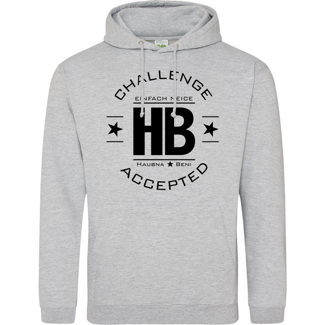 Die Buddies zocken 2EpicBuddies - Challenge schwarz Sweatshirt JH Hoodie - Heather Grey