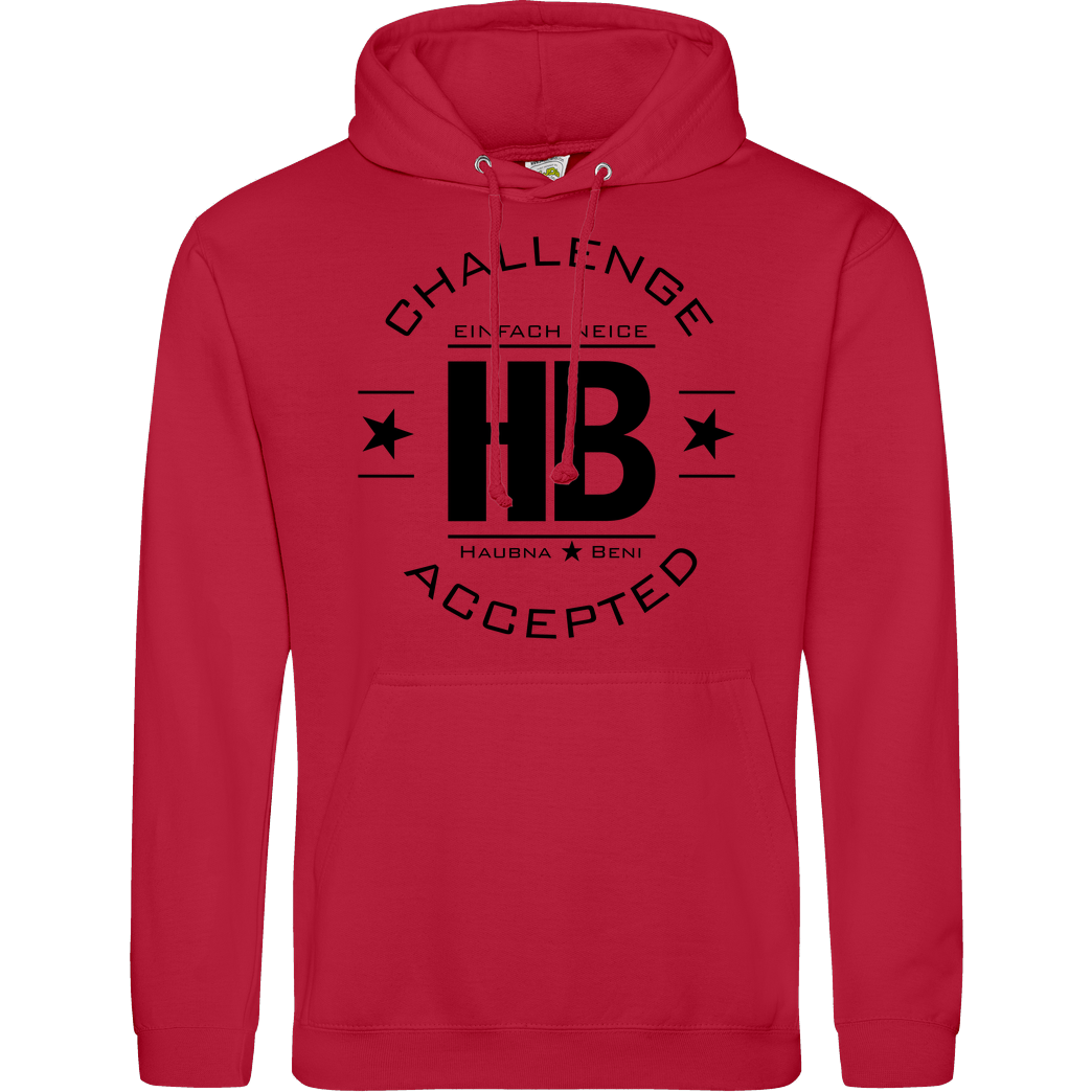 Die Buddies zocken 2EpicBuddies - Challenge schwarz Sweatshirt JH Hoodie - red
