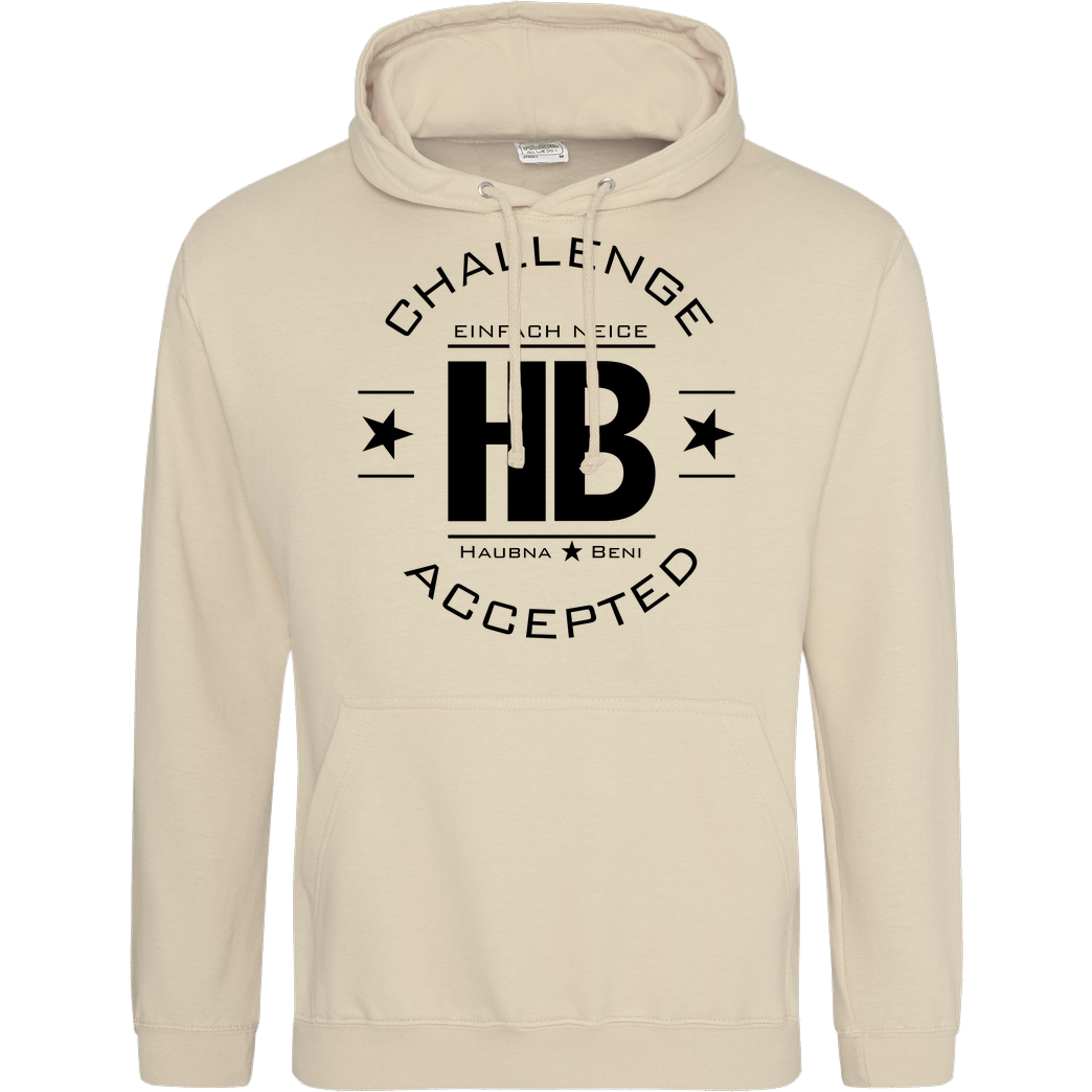 Die Buddies zocken 2EpicBuddies - Challenge schwarz Sweatshirt JH Hoodie - Sand