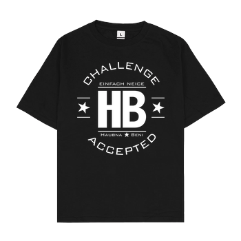 2EpicBuddies - Challenge Oversize T-Shirt - Black