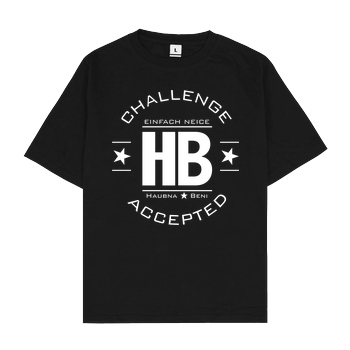 Die Buddies zocken 2EpicBuddies - Challenge T-Shirt Oversize T-Shirt - Black
