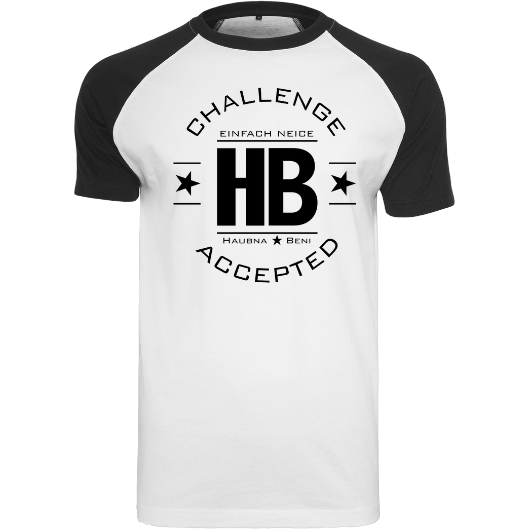Die Buddies zocken 2EpicBuddies - Challenge schwarz T-Shirt Raglan Tee white