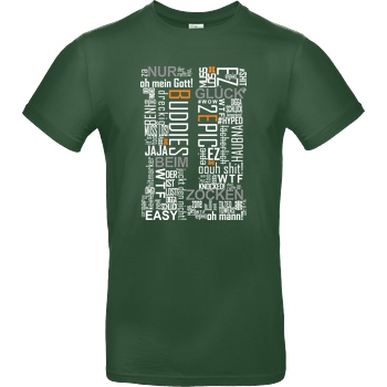Die Buddies zocken 2EpicBuddies - Cloud T-Shirt B&C EXACT 190 -  Bottle Green