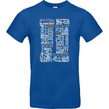 Die Buddies zocken 2EpicBuddies - Cloud T-Shirt B&C EXACT 190 - Royal Blue