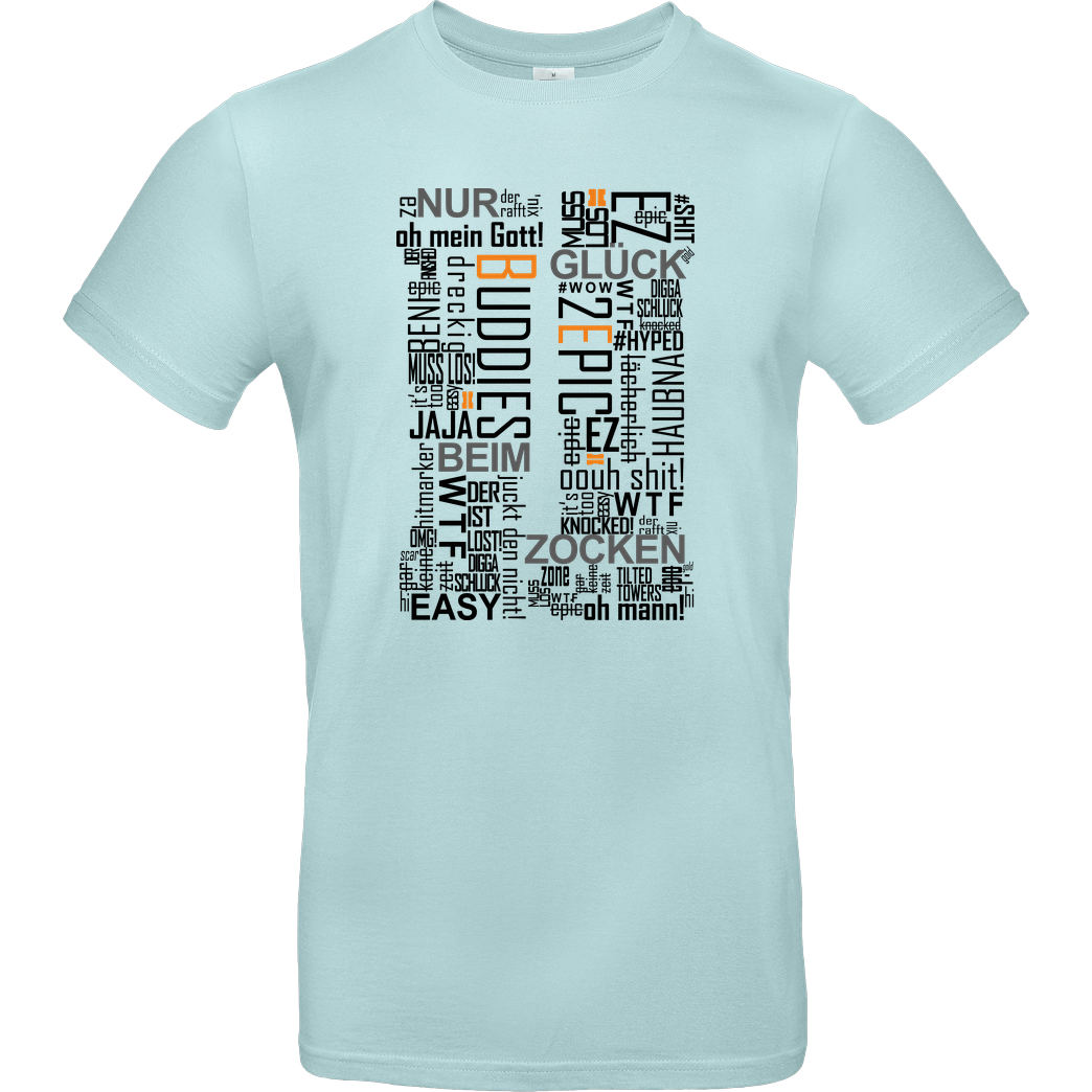 Die Buddies zocken 2EpicBuddies - Cloud T-Shirt B&C EXACT 190 - Mint