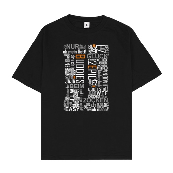 Die Buddies zocken 2EpicBuddies - Cloud T-Shirt Oversize T-Shirt - Black