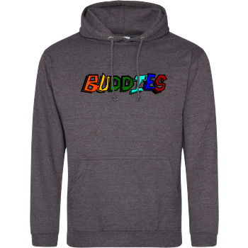 2EpicBuddies - Colored Logo Big JH Hoodie - Dark heather grey