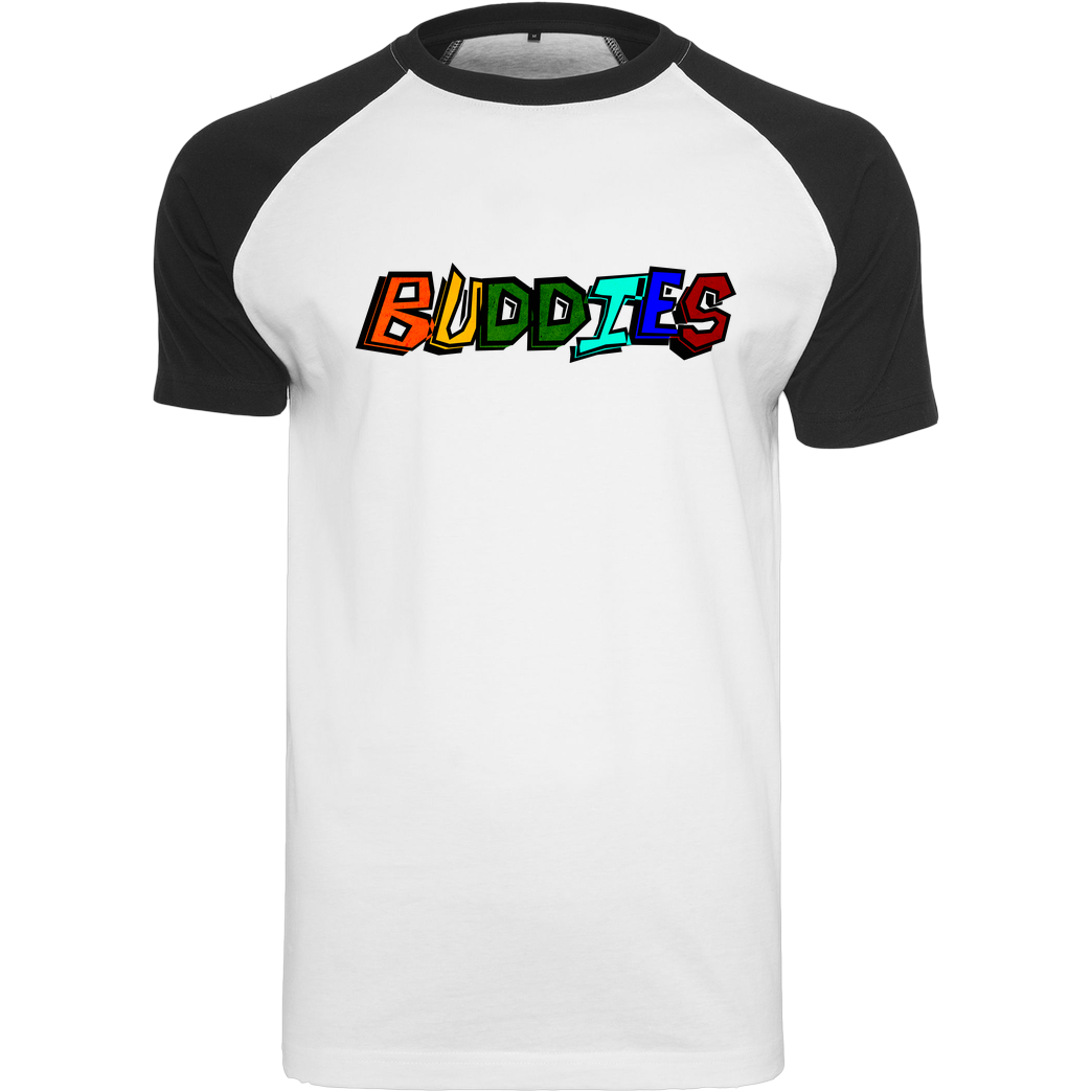 Die Buddies zocken 2EpicBuddies - Colored Logo Big T-Shirt Raglan Tee white