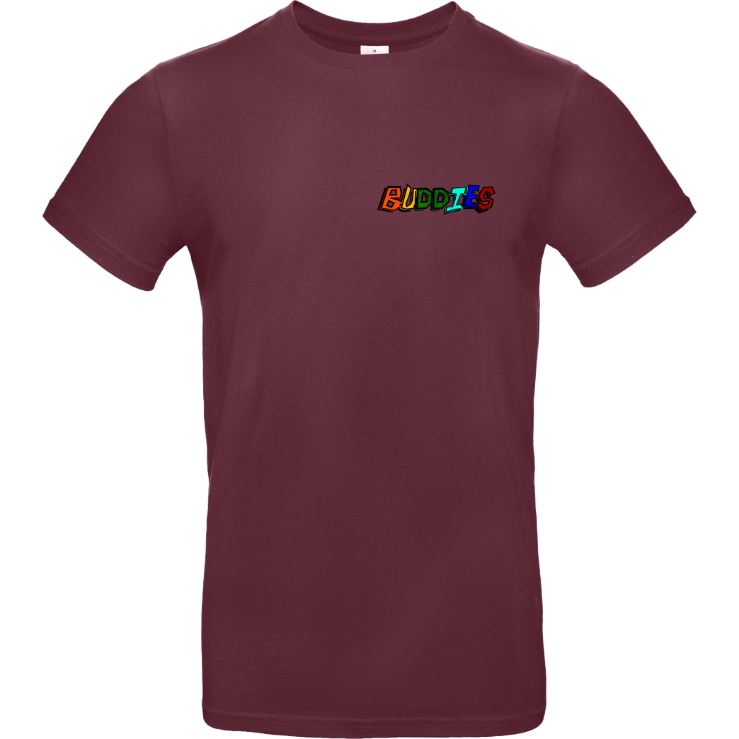Die Buddies zocken 2EpicBuddies - Colored Logo Small T-Shirt B&C EXACT 190 - Burgundy