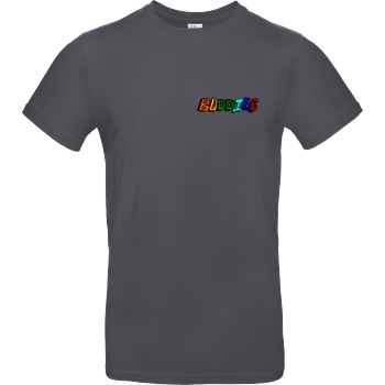 Die Buddies zocken 2EpicBuddies - Colored Logo Small T-Shirt B&C EXACT 190 - Dark Grey