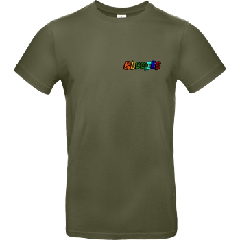 Die Buddies zocken 2EpicBuddies - Colored Logo Small T-Shirt B&C EXACT 190 - Khaki