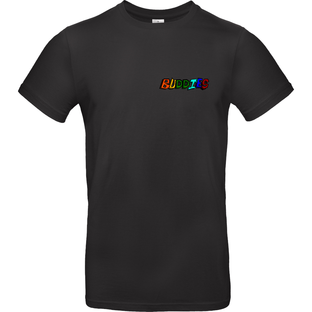 Die Buddies zocken 2EpicBuddies - Colored Logo Small T-Shirt B&C EXACT 190 - Black