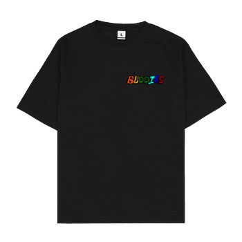 Die Buddies zocken 2EpicBuddies - Colored Logo Small T-Shirt Oversize T-Shirt - Black