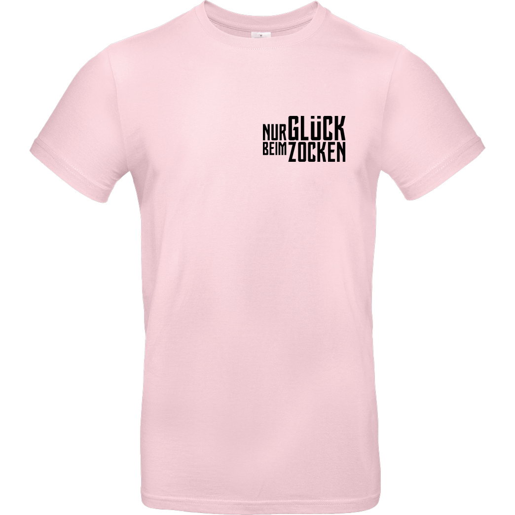 Die Buddies zocken 2EpicBuddies - Nur Glück beim Zocken clean T-Shirt B&C EXACT 190 - Light Pink